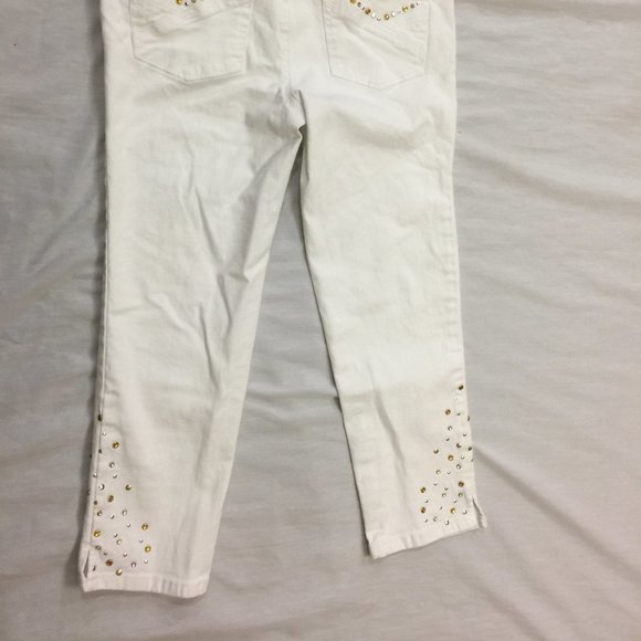 ๐ฆ๐ฆ๐ฆ CACHE WOMENS JEANS CAPRIS PANTS SIZE 6 ๐ฆ๐ฆ๐ฆ - Picture 5 of 5